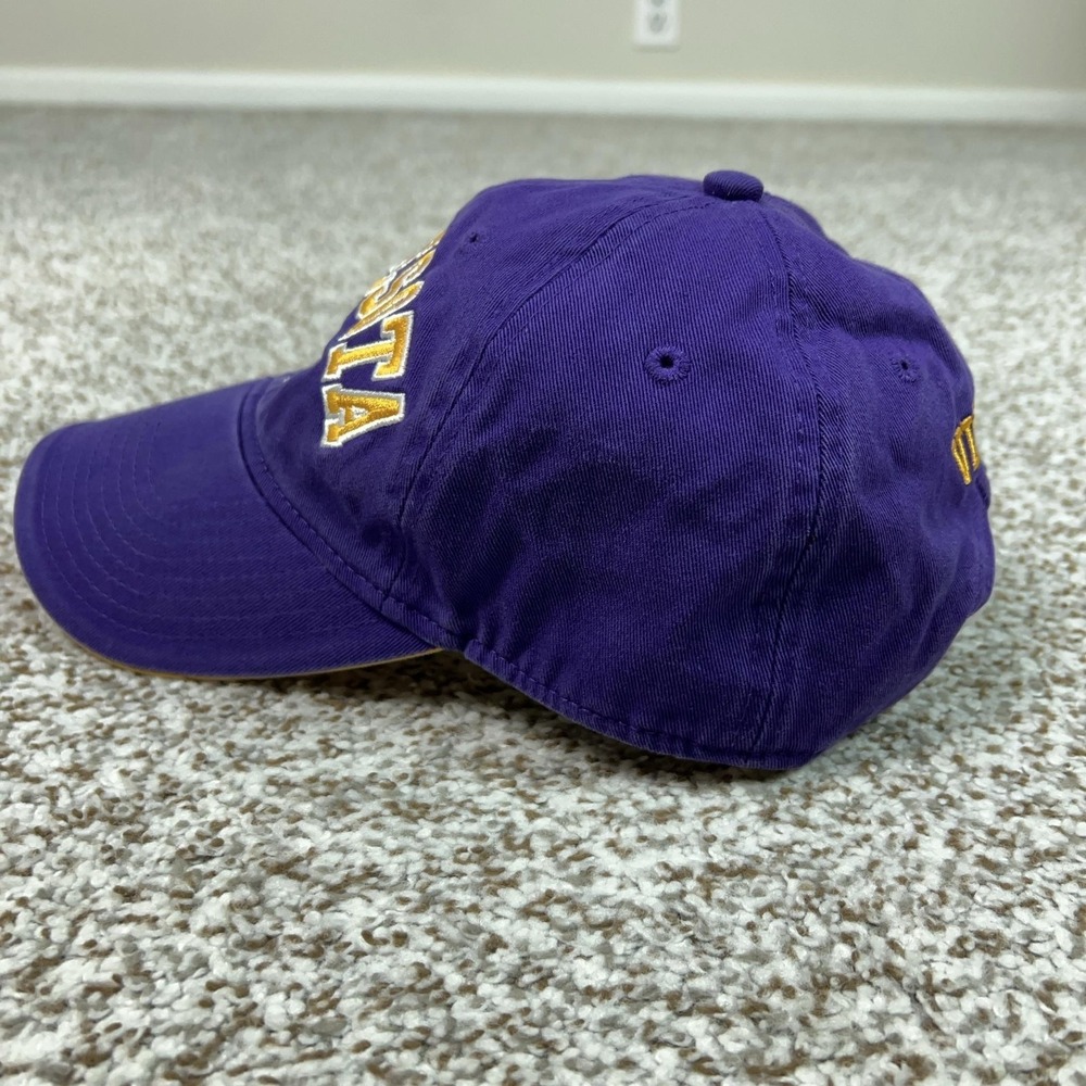 Minnesota Vikings Hat Cap Strap Back One Size Purple NFL Football Team Apparel - Picture 2 of 7